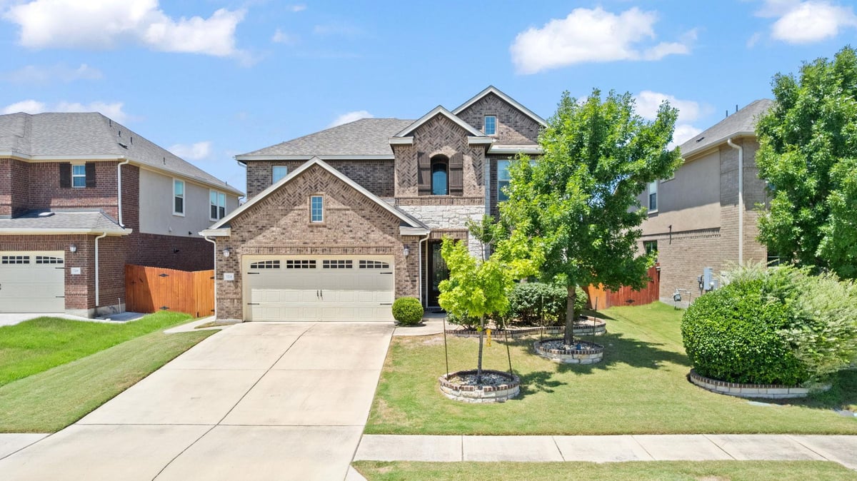 View 724 Pioneer Grv in Kenney Fort Sec 2 724 Pioneer Grv - front exterior - Luxury home in Kenney Fort Sec 2, Round Rock, TX