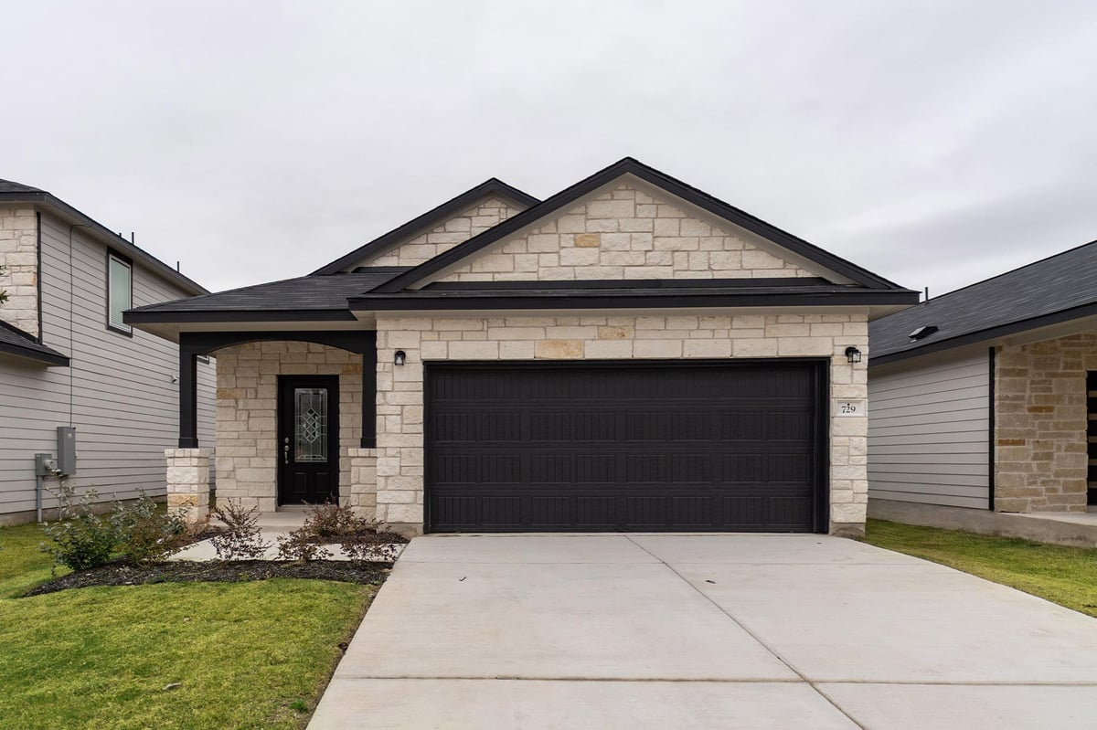 View 729 Barbary Coast Ln in Sonterra 729 Barbary Coast Ln - front exterior - Luxury home in Sonterra, Jarrell, TX