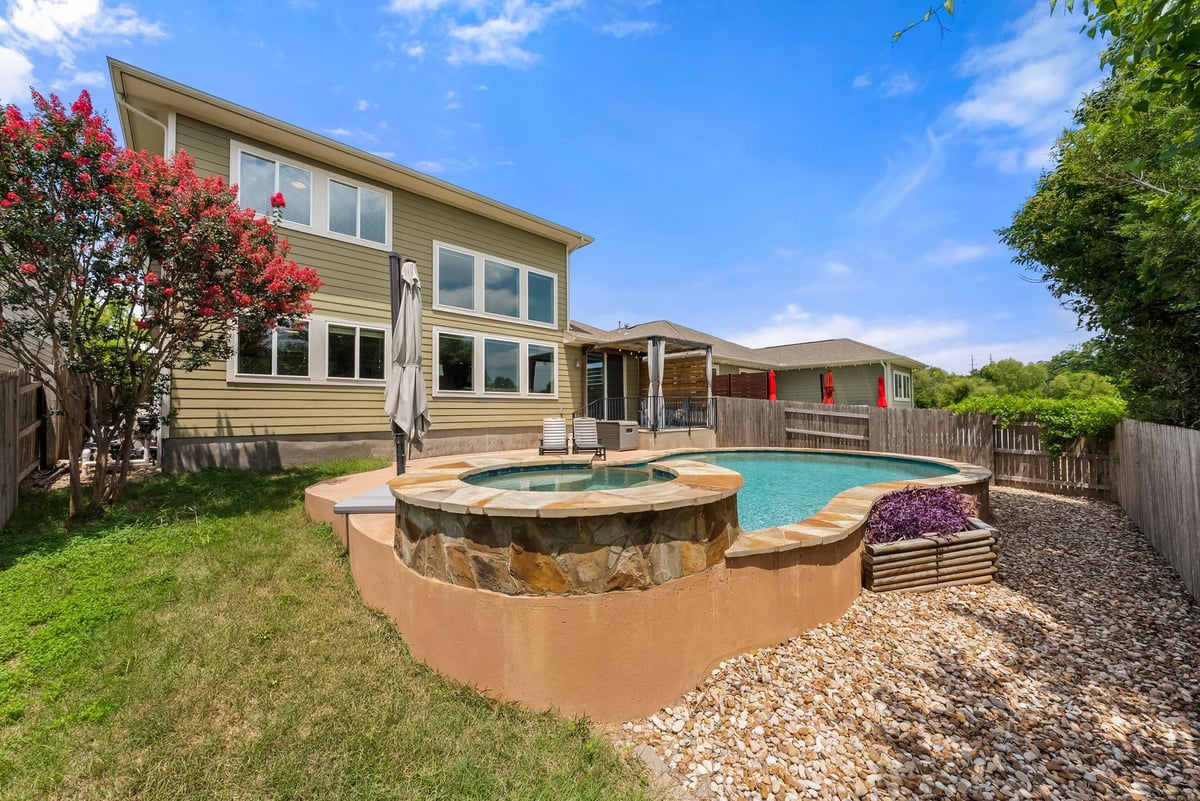View 729 Clear Stream XING in Springs Of Walnut Creek Ph Ii 729 Clear Stream XING - front exterior - Luxury home in Springs Of Walnut Creek Ph Ii, Austin, TX