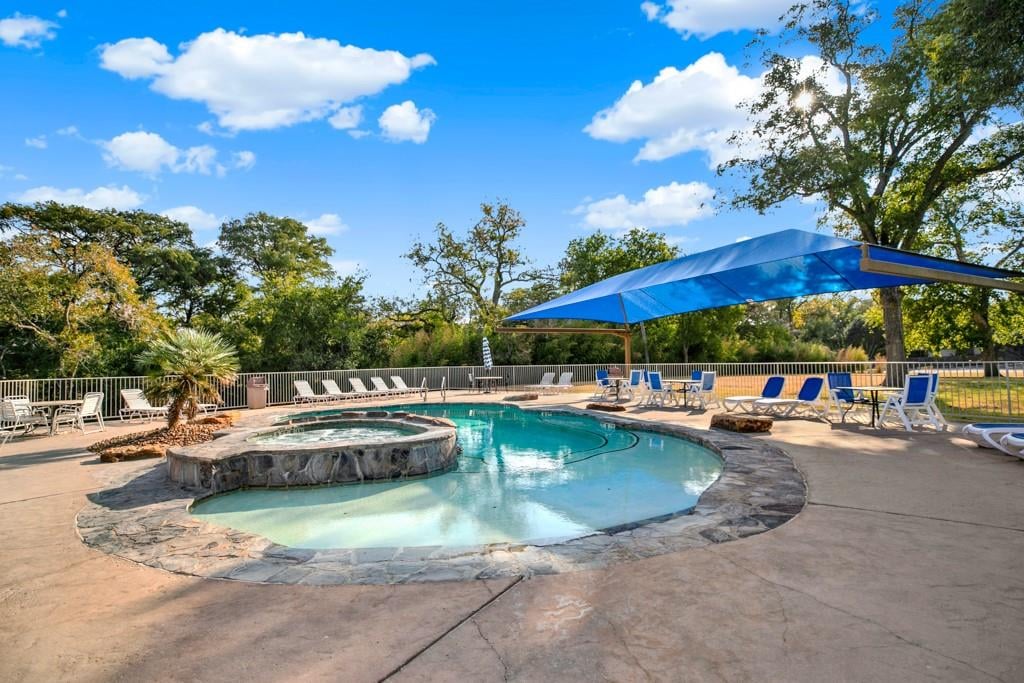 View 730 E Mather St Unit #B101 in Waterwheel Resort 730 E Mather St Unit #B101 - front exterior - Luxury home in Waterwheel Resort, New Braunfels, TX