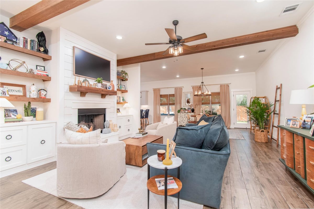Living area at 7302 Golden Heart Dr - 4 bed 2 bath home