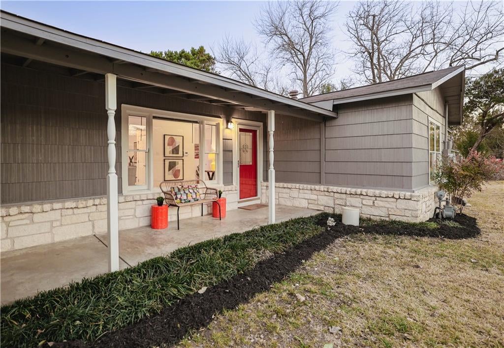 View 7305 Forest Wood Rd in Elmwood Estates 7305 Forest Wood Rd - front exterior - Luxury home in Elmwood Estates, Austin, TX