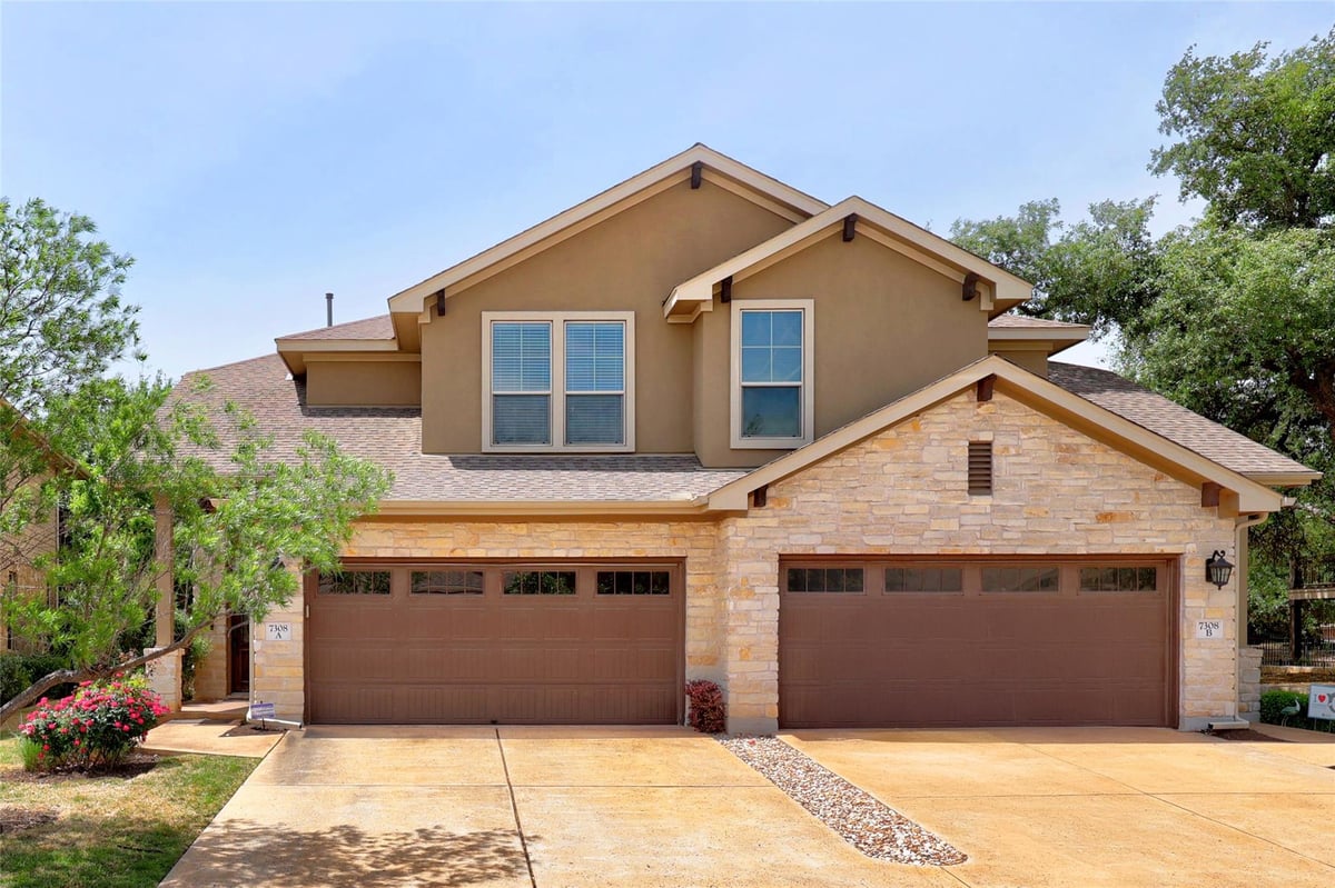 View 7308 Bandera Ranch TRL Unit #A in Colina Vista Condo Amd 7308 Bandera Ranch TRL Unit #A - front exterior - Luxury home in Colina Vista Condo Amd, Austin, TX