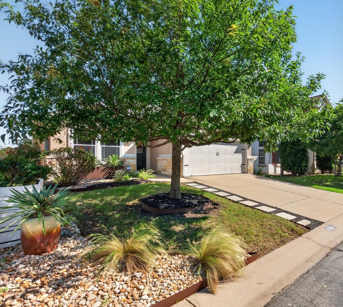 View 7309 Lookout Bluff TER Unit #D5 in Aviara Condo 7309 Lookout Bluff TER Unit #D5 - front exterior - Luxury home in Aviara Condo, Austin, TX