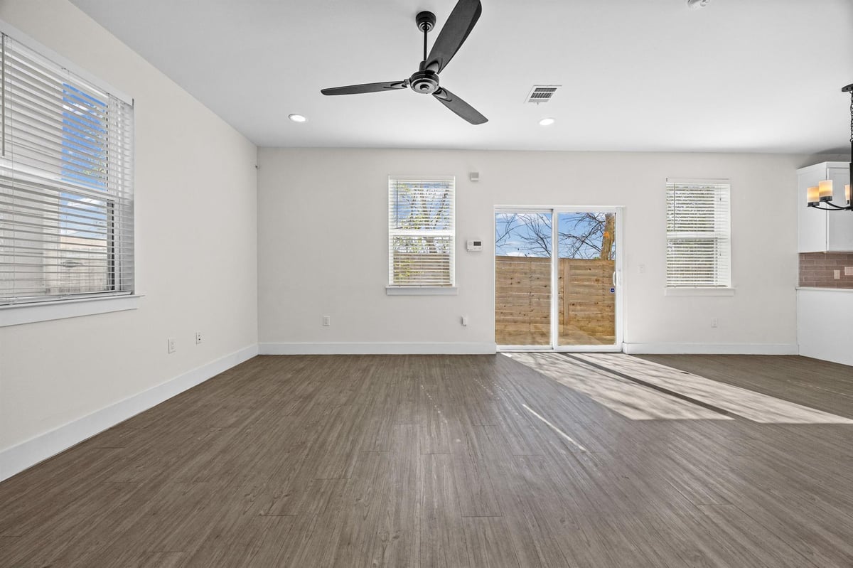 Primary bedroom at 7312 E Ben White Blvd Unit #10 - 3 bed 2 bath home