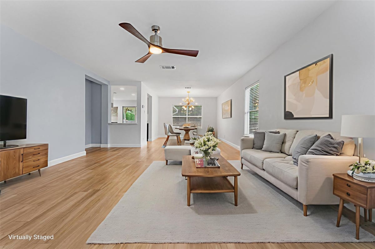 Primary bedroom at 7327 Pusch Ridge Loop - 3 bed 2 bath home