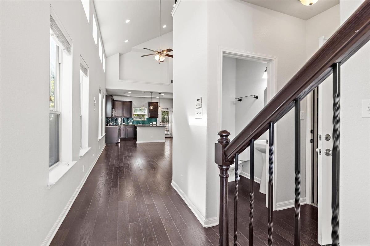 Primary bedroom at 7337 Menchaca Rd Unit #22 - 3 bed 2 bath home