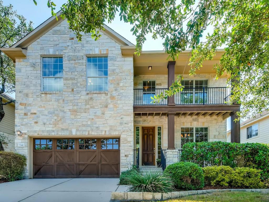View 7341 Covered Bridge Dr in Covered Bridge Sec 04 7341 Covered Bridge Dr - front exterior - Luxury home in Covered Bridge Sec 04, Austin, TX