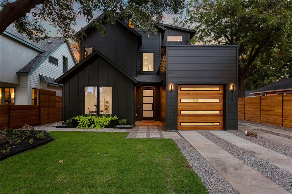 View 739 Cherico St Unit #1 in Lattimore 739 Cherico St Unit #1 - front exterior - Luxury home in Lattimore, Austin, TX