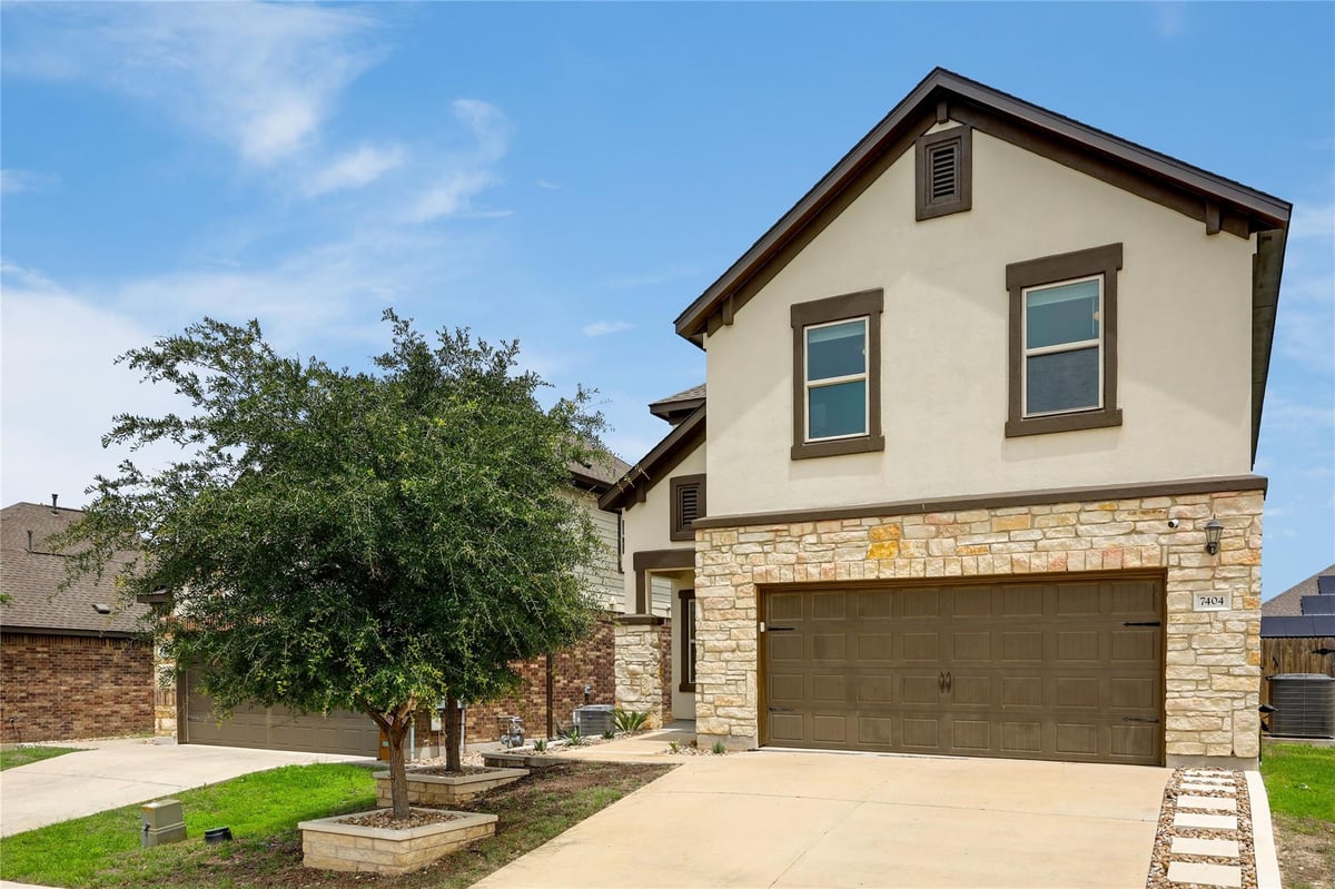 View 7404 Albany DR in Bellingham Meadows 7404 Albany DR - front exterior - Luxury home in Bellingham Meadows, Austin, TX