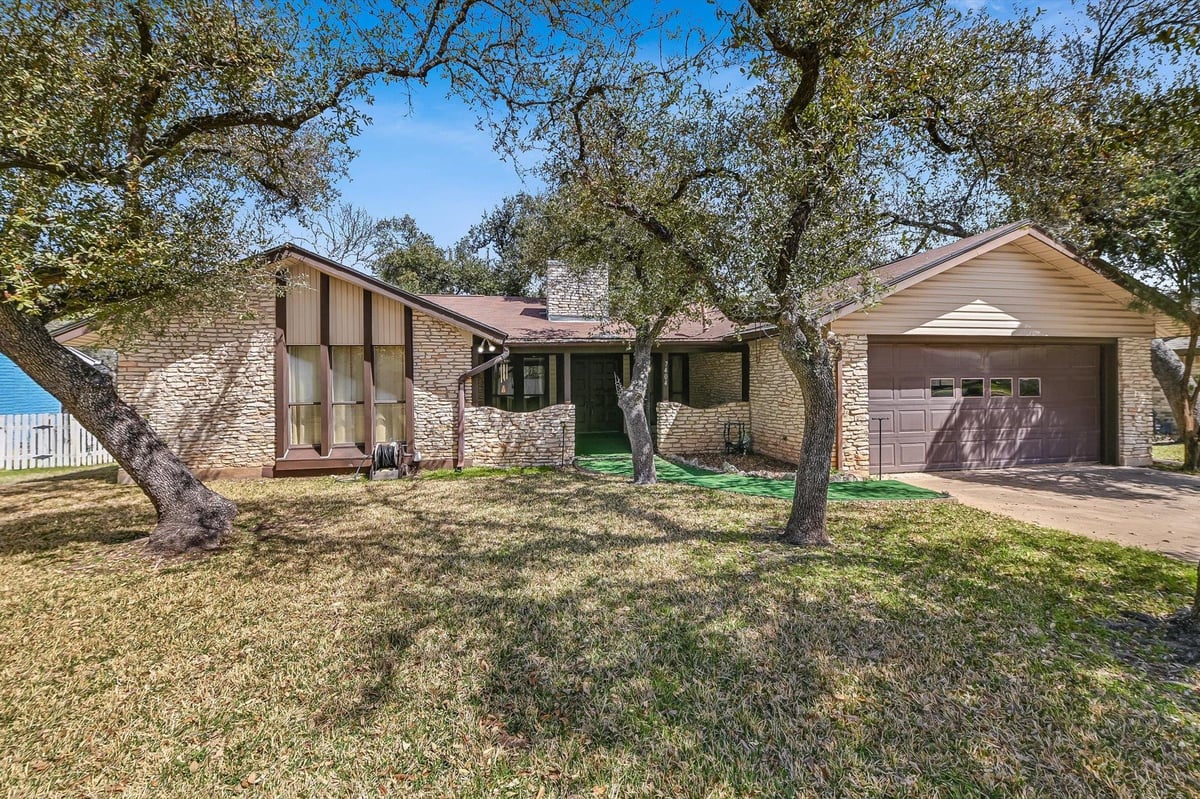 View 7404 Chelsea Moor in Balcones Oaks 7404 Chelsea Moor - front exterior - Luxury home in Balcones Oaks, Austin, TX