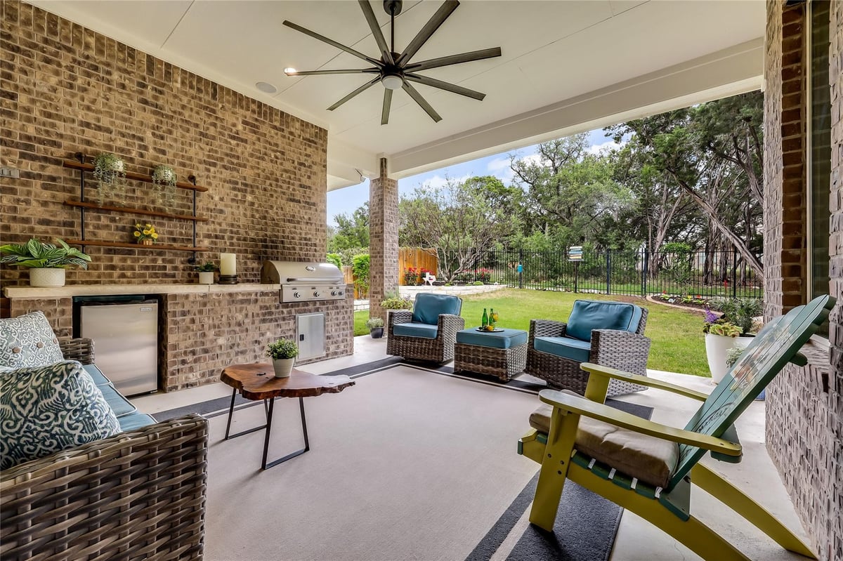View 7425 Pace Ravine DR in Tessera On Lake Travis Ph 1A 7425 Pace Ravine DR - front exterior - Luxury home in Tessera On Lake Travis Ph 1A, Lago Vista, TX