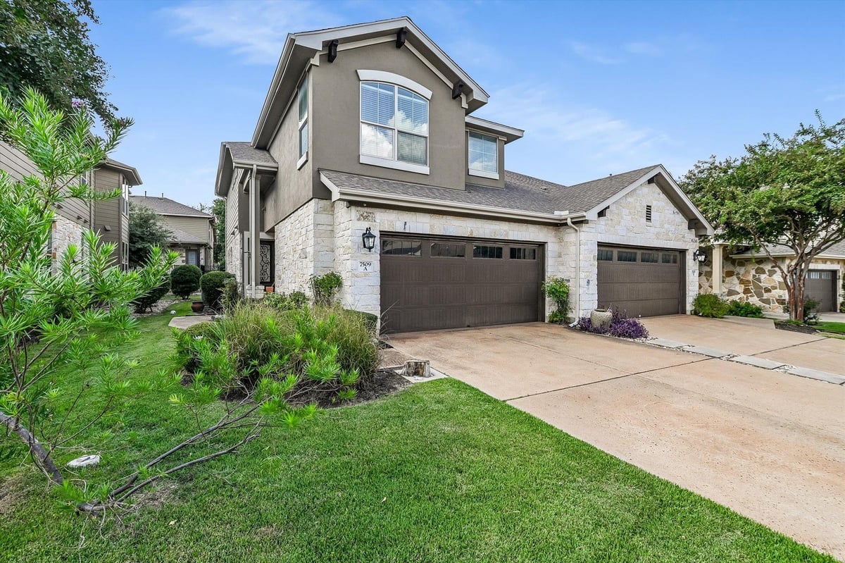 View 7509 Colina Vista LOOP Unit #A in Colina Vista Condo Amd 7509 Colina Vista LOOP Unit #A - front exterior - Luxury home in Colina Vista Condo Amd, Austin, TX