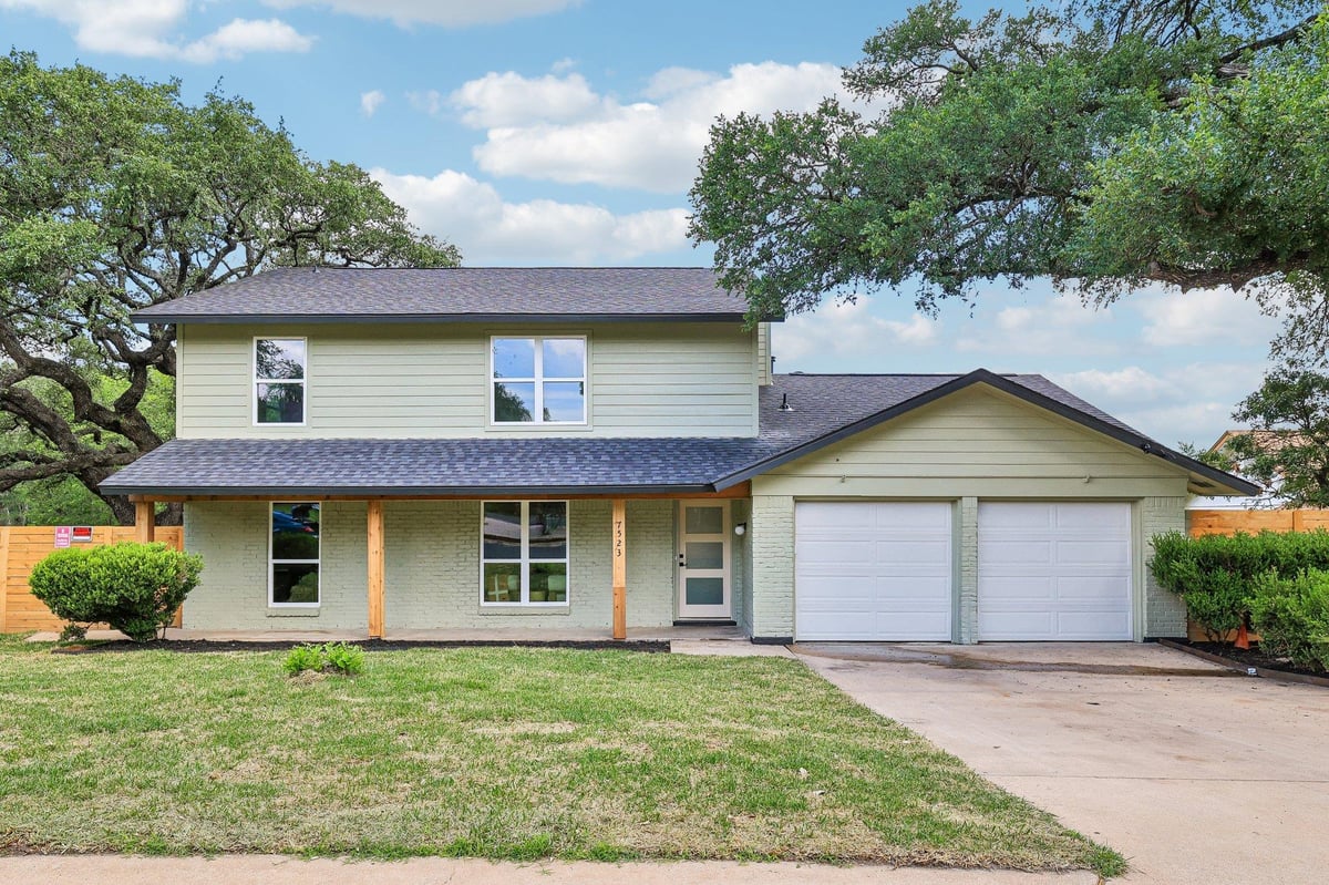 View 7523 Glenhill RD in Coronado Hills Sec 03 7523 Glenhill RD - front exterior - Luxury home in Coronado Hills Sec 03, Austin, TX
