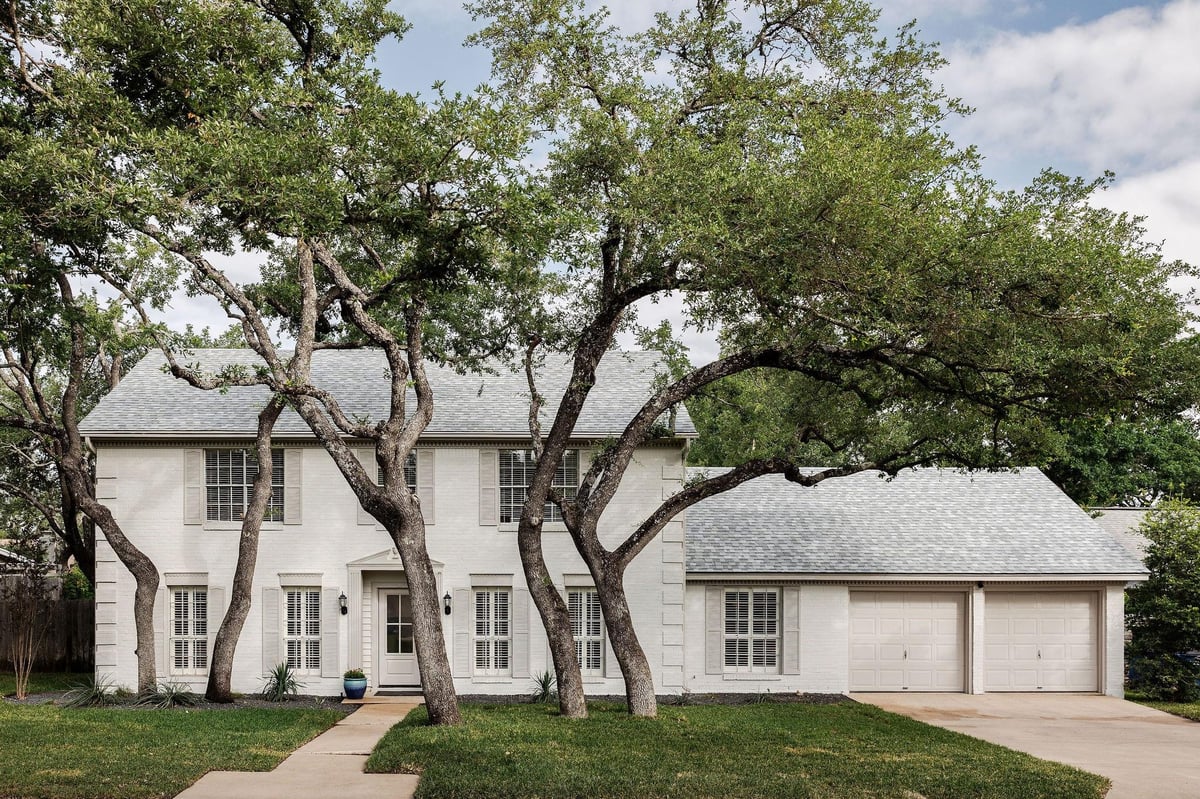 View 7600 W Rim DR in Northwest Hills Mesa Oaks Ph 7600 W Rim DR - front exterior - Luxury home in Northwest Hills Mesa Oaks Ph, Austin, TX