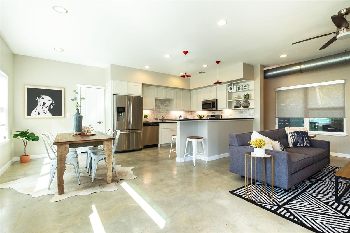 Kitchen at 7601 Bethune Ave Unit #B - 3 bed 2 bath home