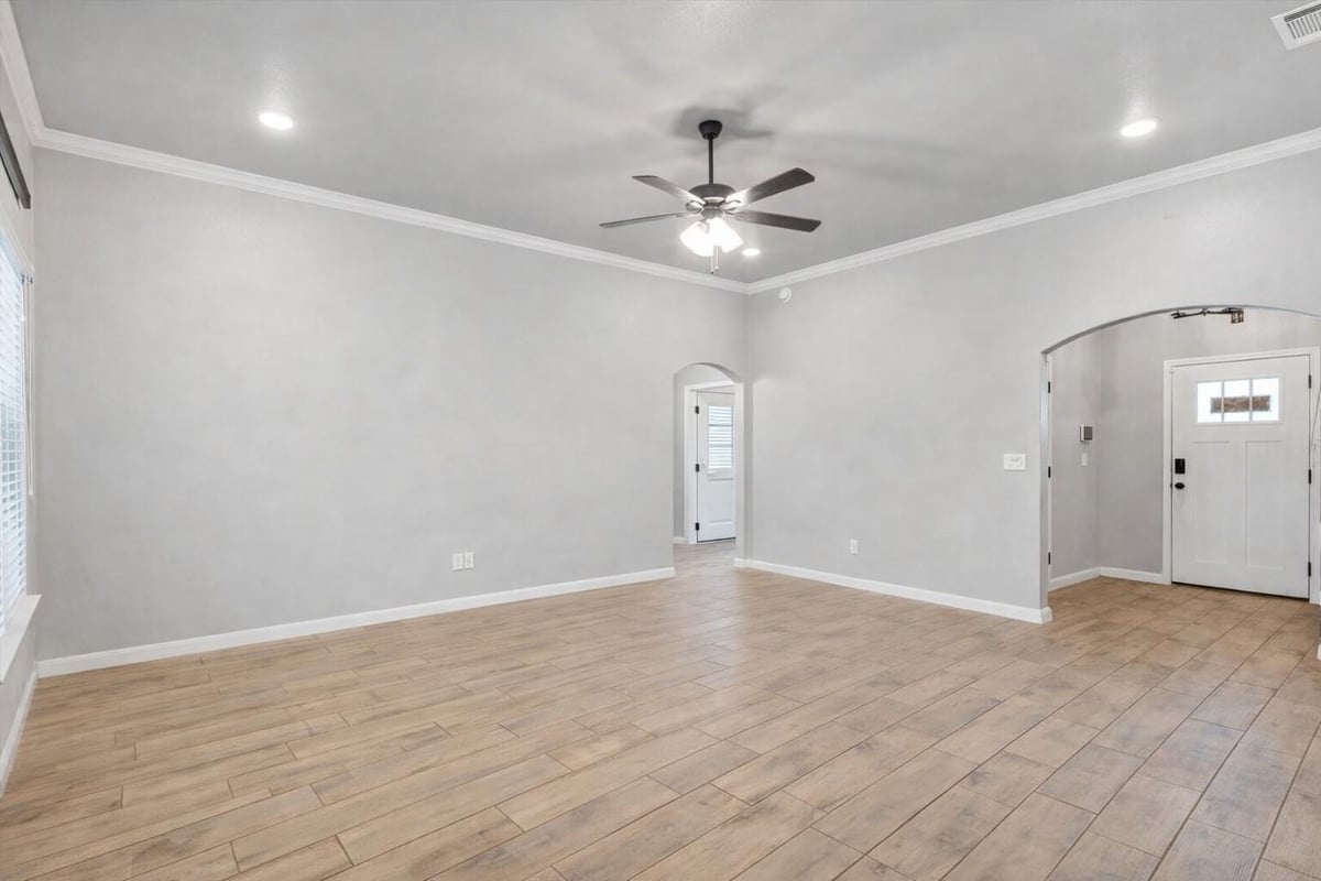 Primary bedroom at 7603 Iridium Dr - 3 bed 2 bath home