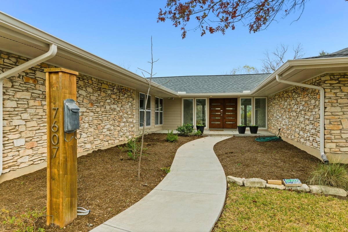View 7607 Silverplume CIR in Allandale Park Sec 06 7607 Silverplume CIR - front exterior - Luxury home in Allandale Park Sec 06, Austin, TX
