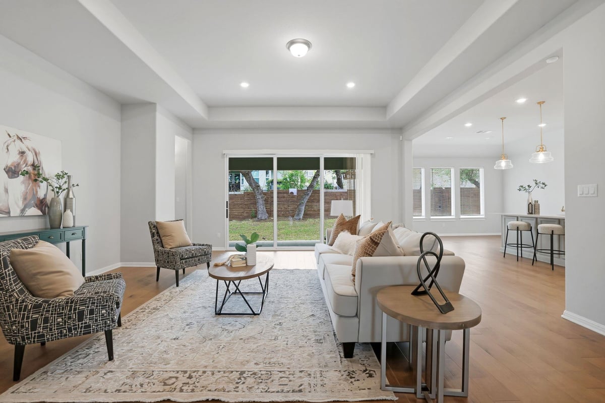 Living area at 7609 Paruline Dr - 4 bed 3 bath home