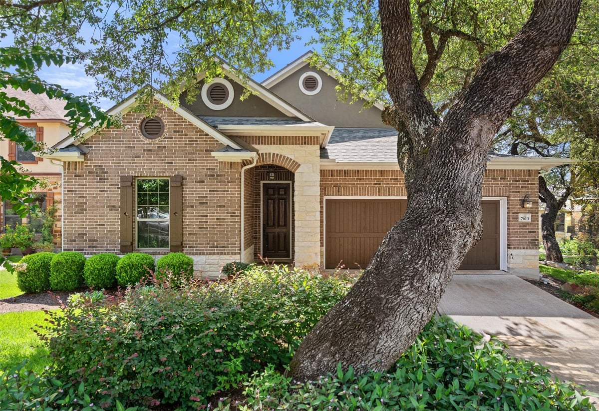 View 7613 Brecourt Manor Way in Lacrosse Sec 02 7613 Brecourt Manor Way - front exterior - Luxury home in Lacrosse Sec 02, Austin, TX