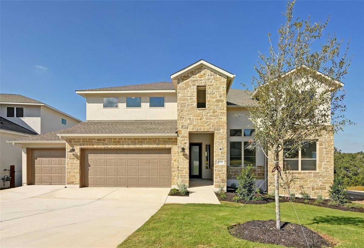 View 7620 Becasseau DR in Provence 7620 Becasseau DR - front exterior - Luxury home in Provence, Austin, TX