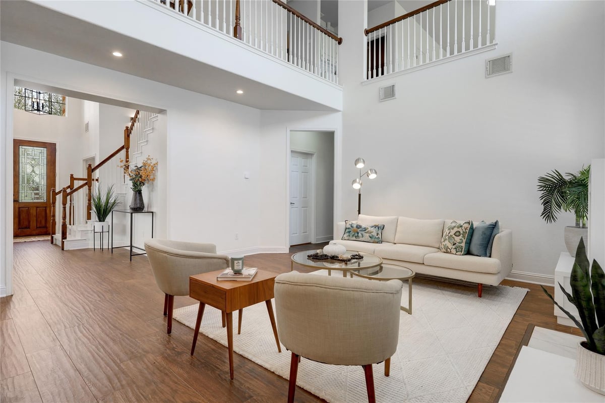 Primary bedroom at 7621 Menler Dr - 5 bed 4 bath home