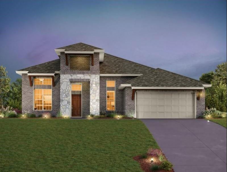 View 7625 Alouette Dr in Provence 7625 Alouette Dr - front exterior - Luxury home in Provence, Austin, TX