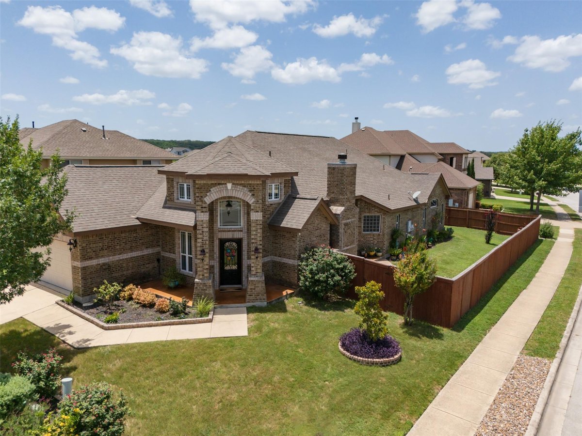 View 763 Easton DR in Blanco Vista Tr Q Sec 1 763 Easton DR - front exterior - Luxury home in Blanco Vista Tr Q Sec 1, San Marcos, TX
