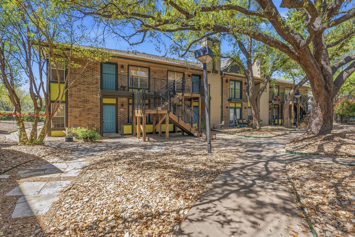 7685 Northcross Dr Unit #1121 - front exterior - Luxury home in Allandale, Austin, TX