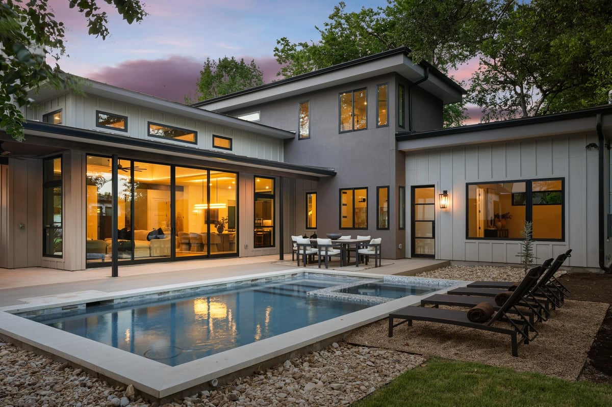 View 7701 Mullen DR in Meadowlawn Addn 7701 Mullen DR - front exterior - Luxury home in Meadowlawn Addn, Austin, TX