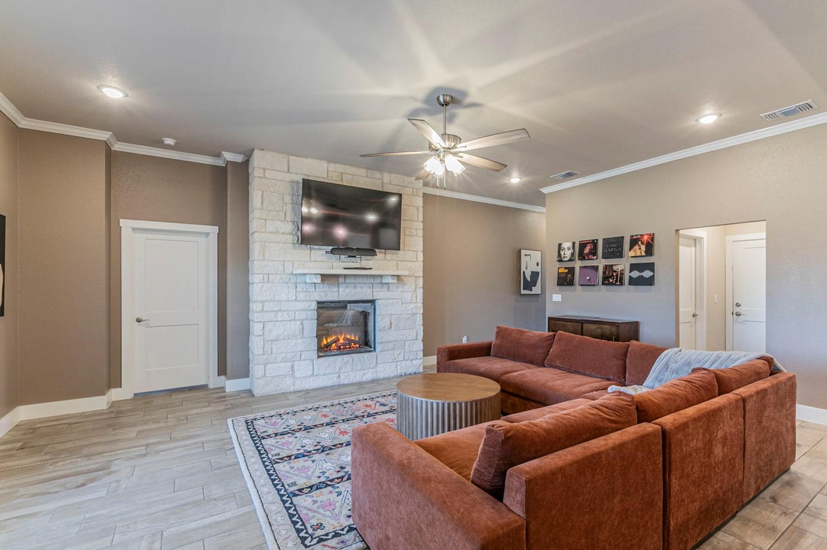 Primary bedroom at 7701 Soapstone Ct - 5 bed 3 bath home