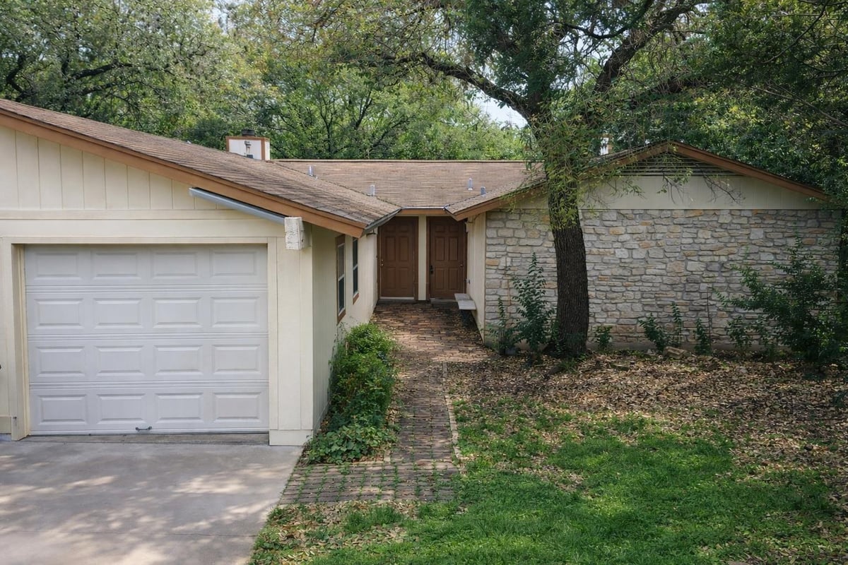 View 7703 Peaceful Hill Lane Unit #A in Meadow Ridge 7703 Peaceful Hill Lane Unit #A - property photo 1 - Luxury home in Meadow Ridge, Austin, TX