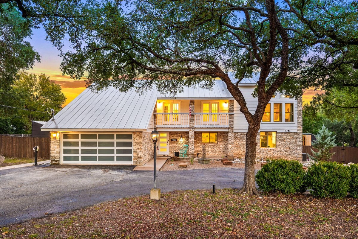 View 7705 El Dorado Dr in Granada Estates Sec 06 7705 El Dorado Dr - front exterior - Luxury home in Granada Estates Sec 06, Austin, TX