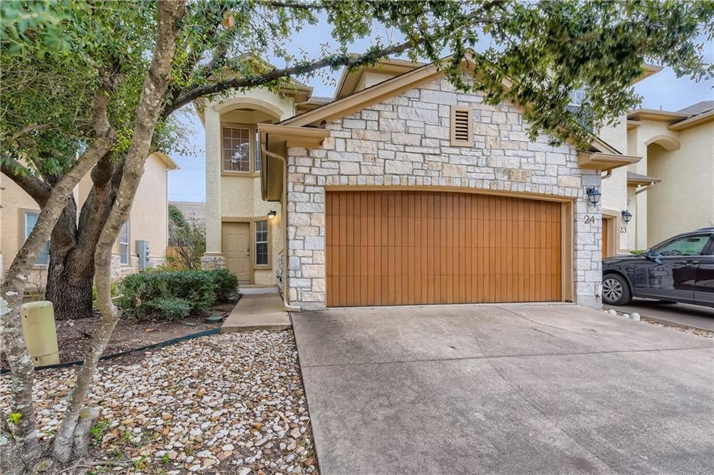 View 7708 San Felipe Blvd Unit #24 in San Felipe Twnhms 7708 San Felipe Blvd Unit #24 - front exterior - Luxury home in San Felipe Twnhms, Austin, TX