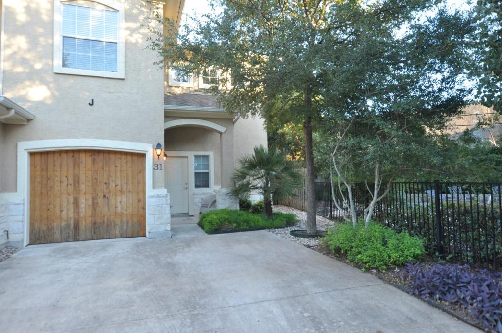 View 7708 San Felipe Blvd Unit #31 in San Felipe Twnhms 7708 San Felipe Blvd Unit #31 - front exterior - Luxury home in San Felipe Twnhms, Austin, TX