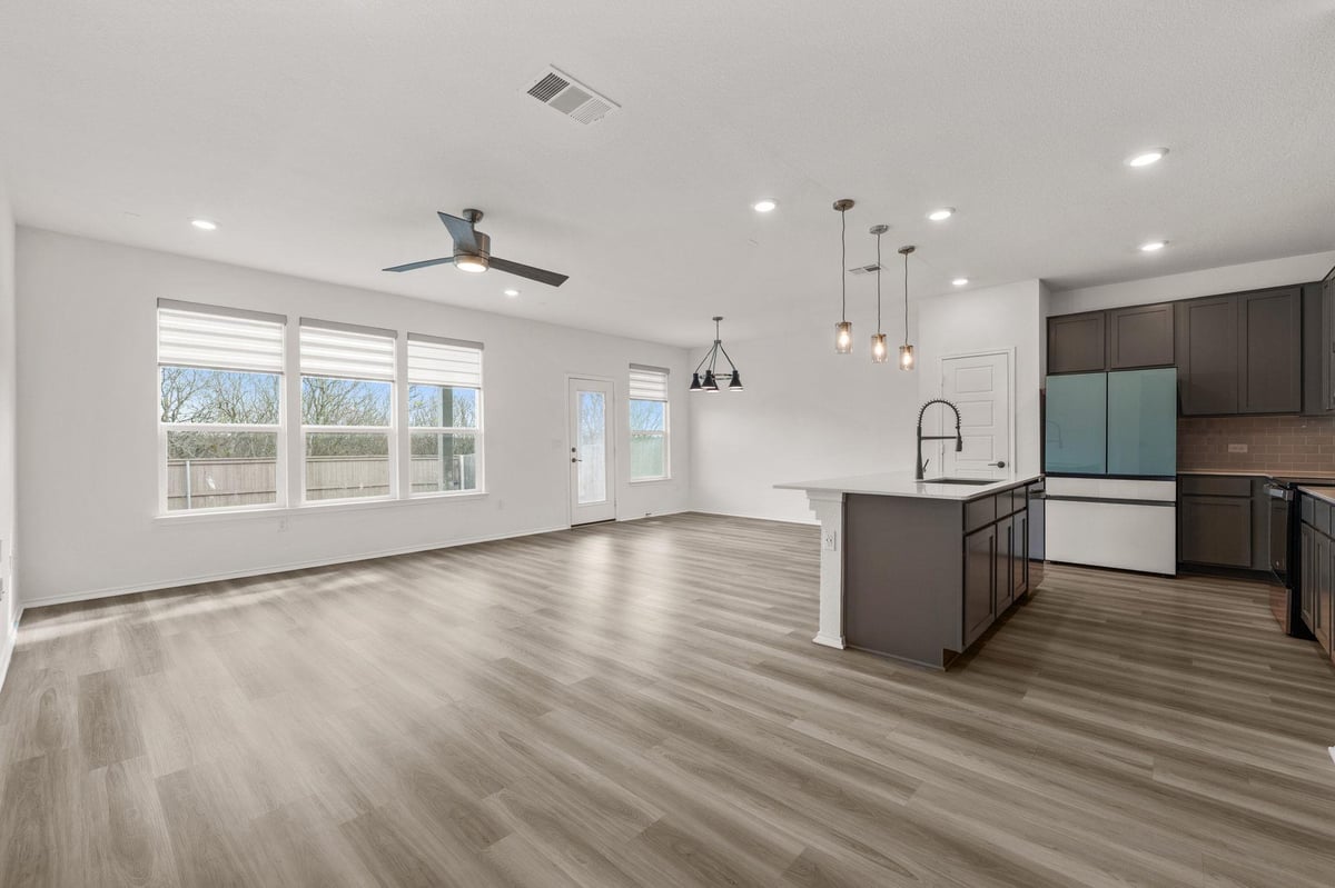 Living area at 7715 Libretto Ln - 4 bed 2 bath home