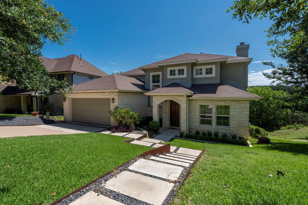 View 7716 Waldon DR in Lakewood Sec 05-B 7716 Waldon DR - front exterior - Luxury home in Lakewood Sec 05-B, Austin, TX