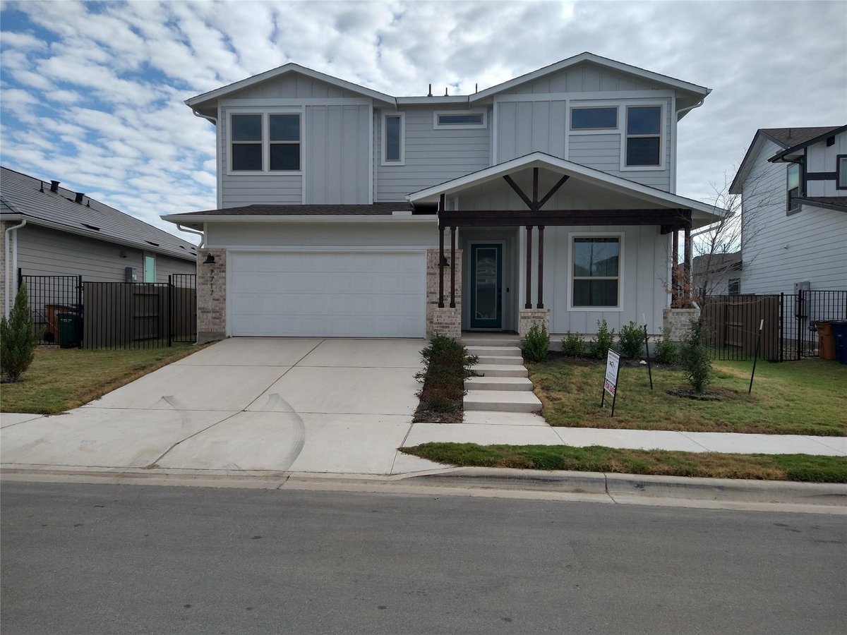 View 7717 Boyd Haven Dr in Easton Park 7717 Boyd Haven Dr - front exterior - Luxury home in Easton Park, Austin, TX