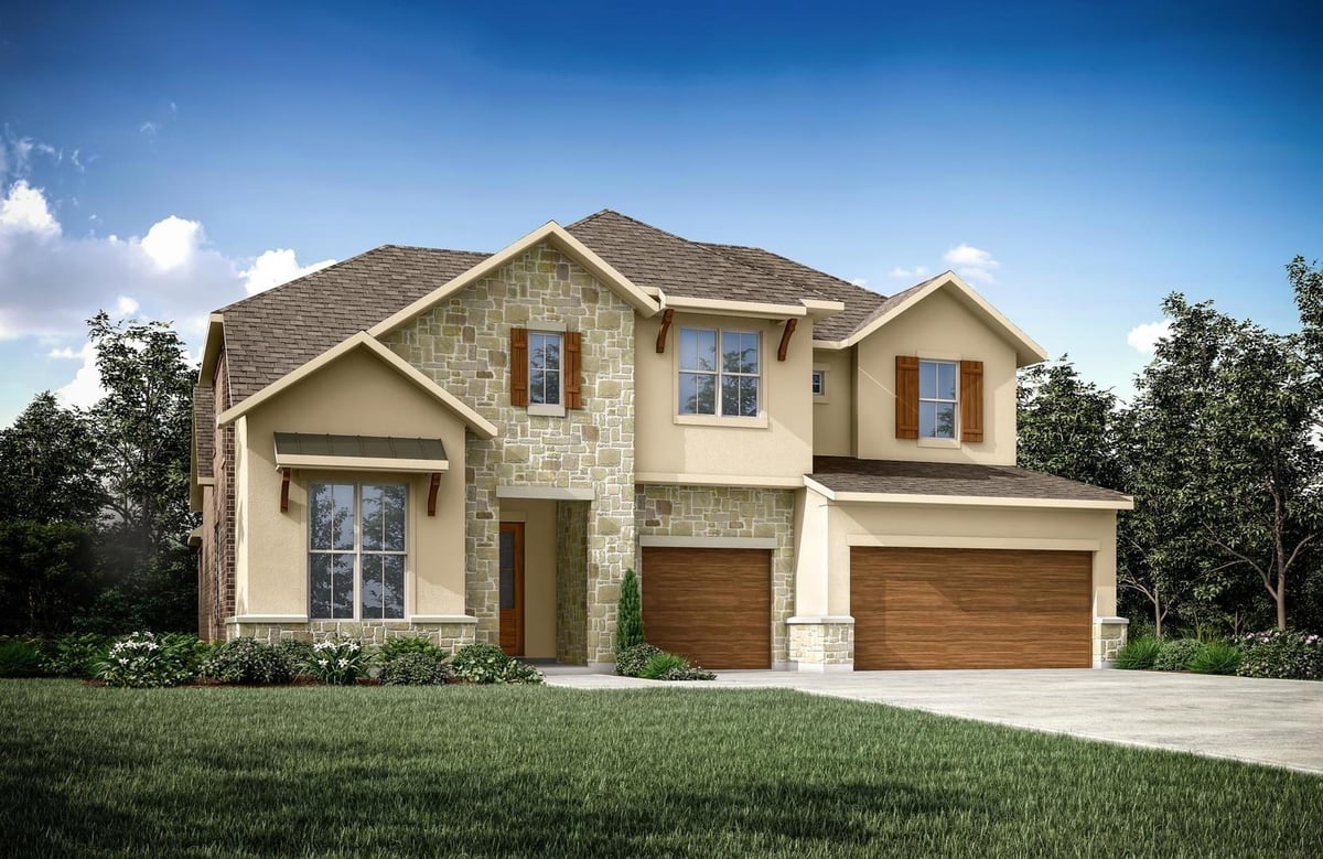 View 7720 Becasseau DR in Provence 7720 Becasseau DR - front exterior - Luxury home in Provence, Austin, TX