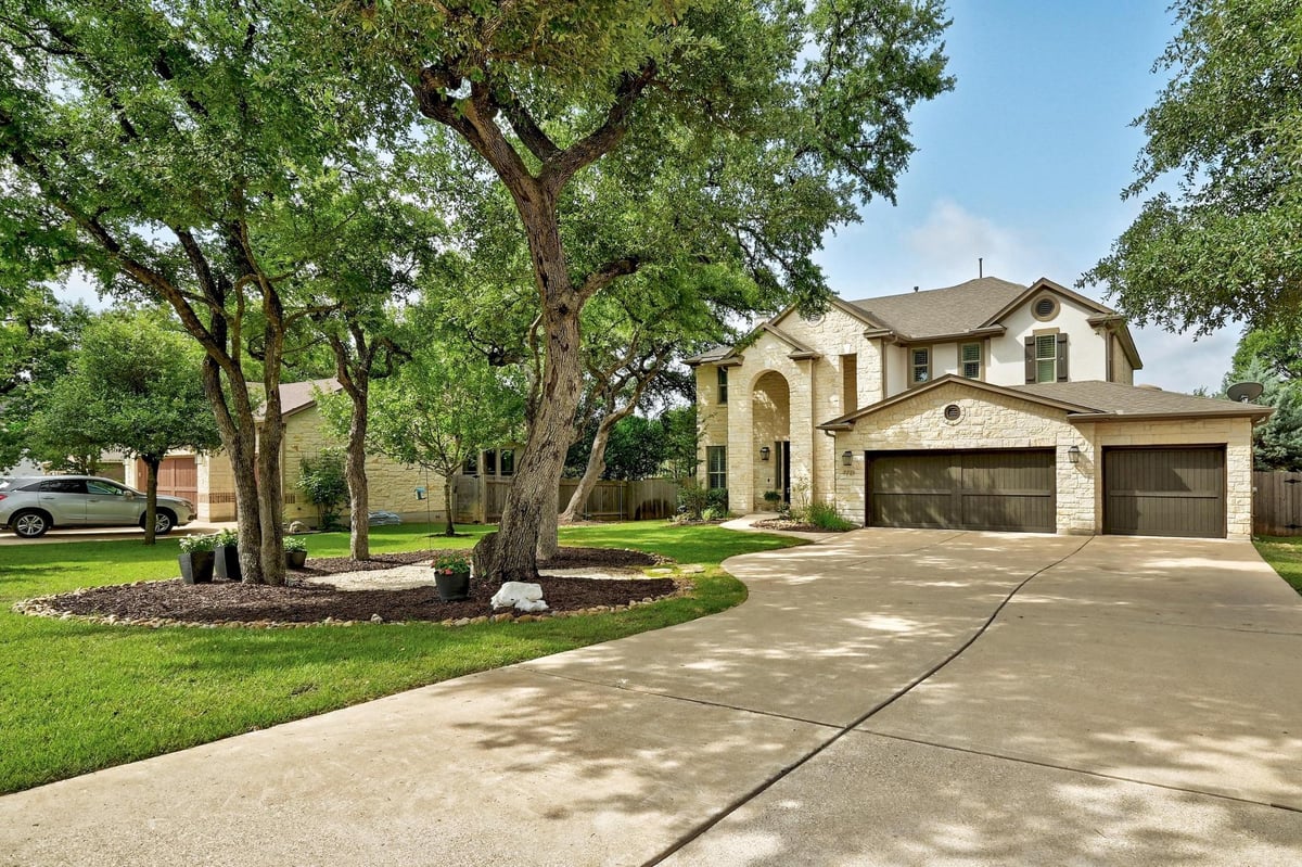 View 7721 Haggans LN in Circle C Golf Estates Ph 02 7721 Haggans LN - front exterior - Luxury home in Circle C Golf Estates Ph 02, Austin, TX