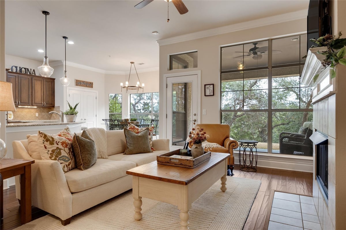 Primary bedroom at 7800 Southwest Pkwy Unit #412 - 3 bed 2 bath home