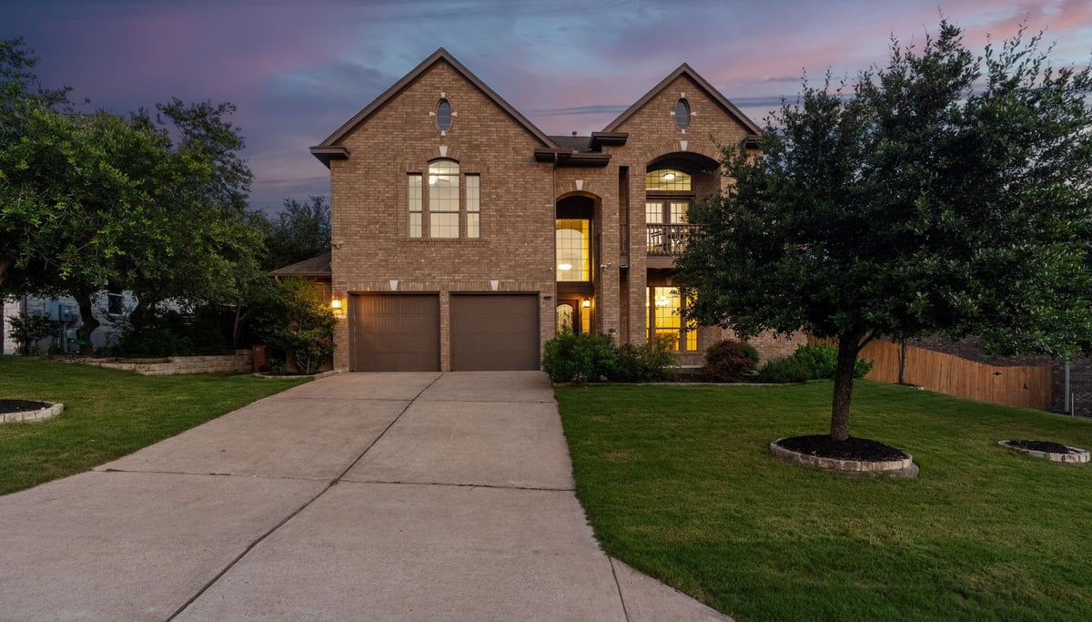 View 7805 Oteka CV in Lantana Sec 04 7805 Oteka CV - front exterior - Luxury home in Lantana Sec 04, Austin, TX