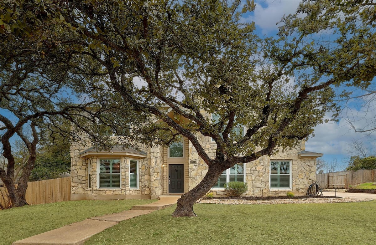 View 7810 Callbram Ln in Windmill Run Sec 04-A 7810 Callbram Ln - front exterior - Luxury home in Windmill Run Sec 04-A, Austin, TX