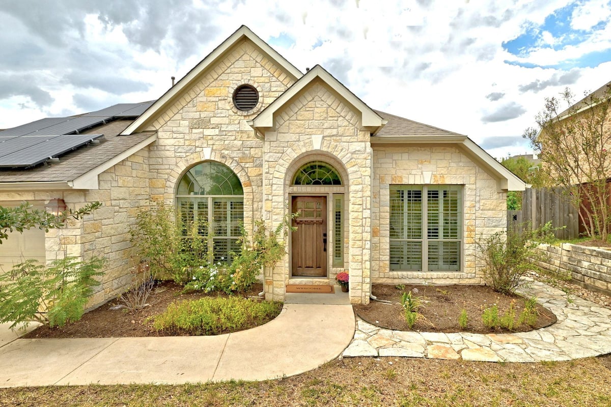 View 7816 Oteka CV in Lantana Sec 04 7816 Oteka CV - front exterior - Luxury home in Lantana Sec 04, Austin, TX