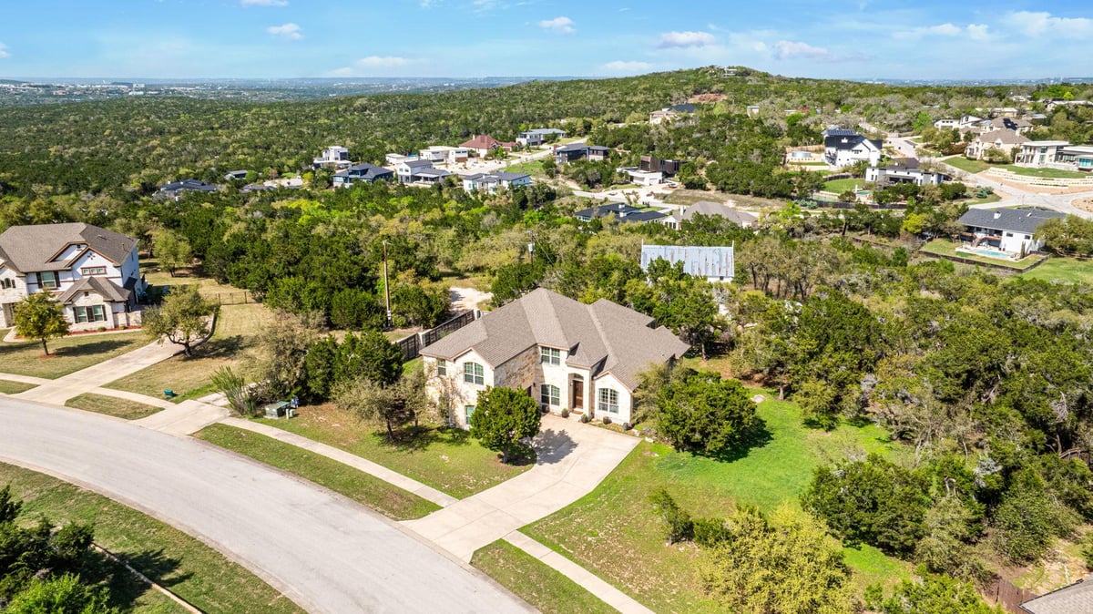 View 7817 Aria LOOP in Overlook Estates Ph II The 7817 Aria LOOP - front exterior - Luxury home in Overlook Estates Ph II The, Austin, TX