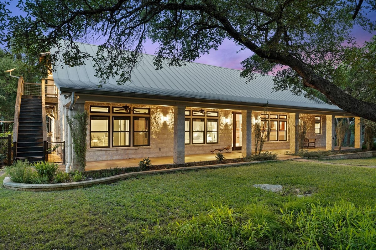View 7855 Middle Creek RD in Middle Creek Crossing 7855 Middle Creek RD - property photo 1 - Luxury home in Middle Creek Crossing, Blanco, TX