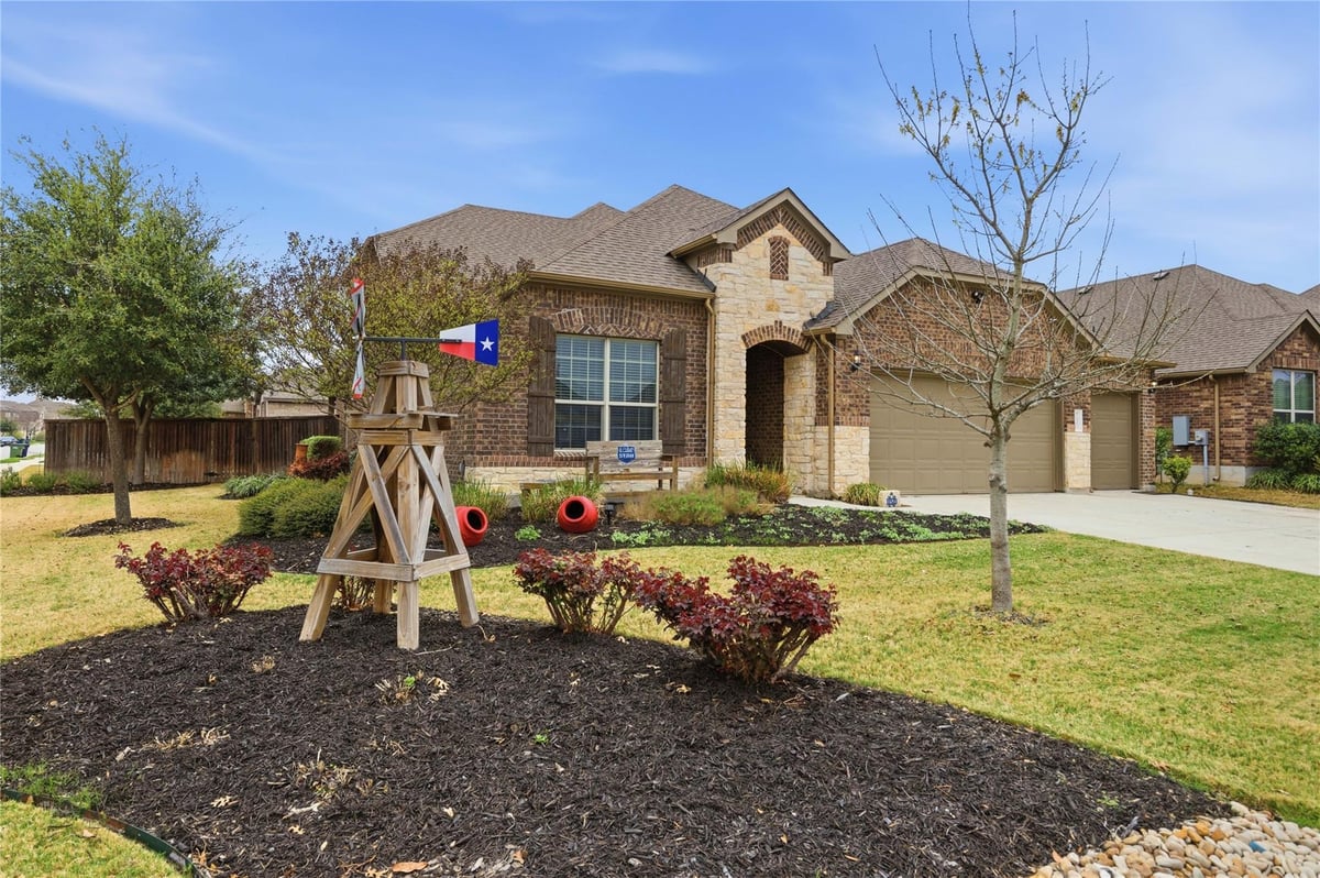View 7903 Mozart ST in Crescent Bluff Sec 1 7903 Mozart ST - front exterior - Luxury home in Crescent Bluff Sec 1, Round Rock, TX