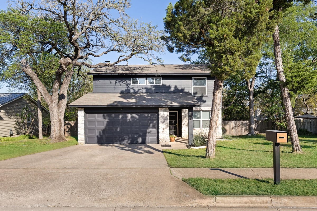 View 7909 Manassas DR in Southwest Oaks Sec 02 7909 Manassas DR - front exterior - Luxury home in Southwest Oaks Sec 02, Austin, TX