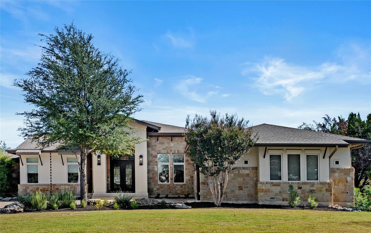 View 7909 Orisha Dr in Meridian Sec F 7909 Orisha Dr - front exterior - Luxury home in Meridian Sec F, Austin, TX