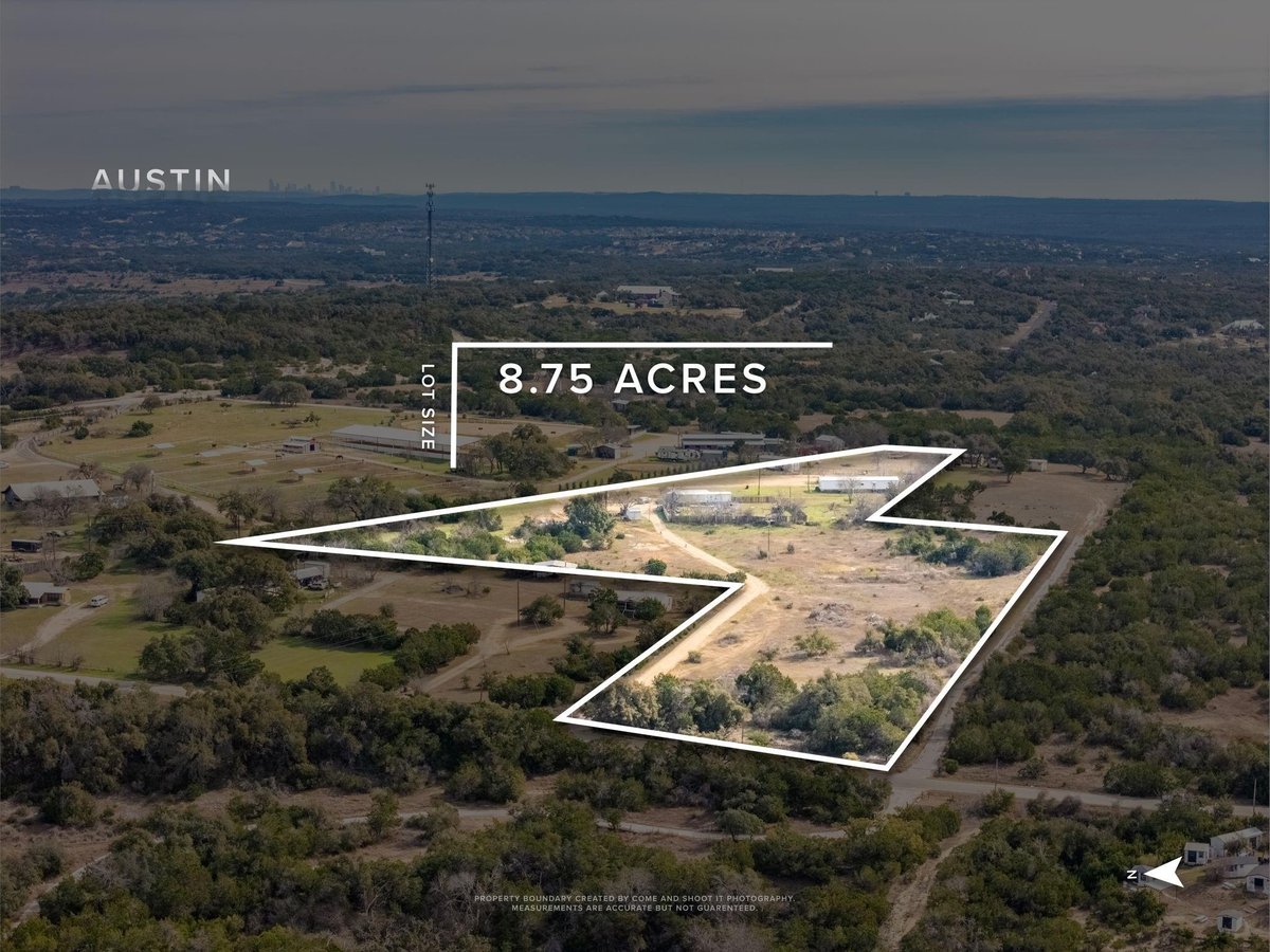 View 799 Bell Springs Rd 799 Bell Springs Rd - front exterior - Luxury lot in Dripping Springs, TX